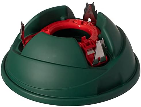 Indoor Automatic Green Christmas Tree Stand with Water Reservoir Adjustable Metal Claws Plastic by Unknown