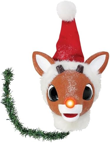 Department 56 Possible Dreams Rudolph The Red-Nosed Reindeer in a Cinch Lit Tree Topper Set, 8 Inch, Multicolor - Image 2