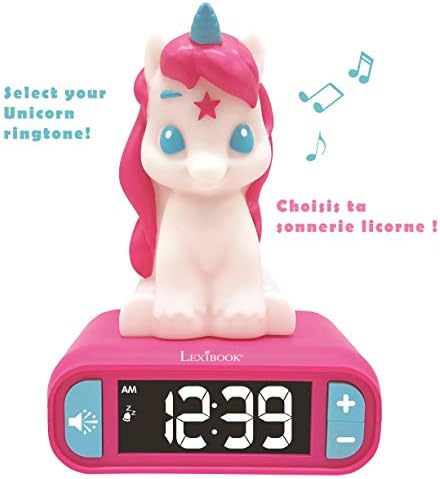 LEXiBOOK, Unicorn Nightlight Alarm Clock, RL800UNI - Image 5