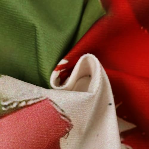 48 Inch Vintage Christmas Tree Skirt with Santa & Jingle Bells - Festive Decor for Indoor Outdoor Holiday Parties - Image 4