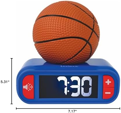 LEXiBOOK, Basketball Nightlight Alarm Clock, RL800BA - Image 6