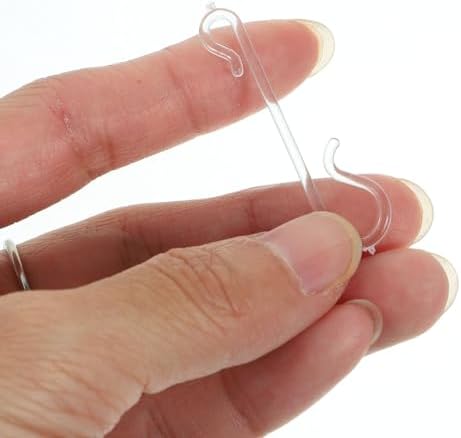 100pcs Plastic Christmas Tree Ornament Hooks for Easy Hanging - Image 4