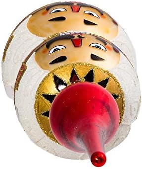 Kurt Adler Un-Lit Glass Nutcracker Finial Treetop - Image 6