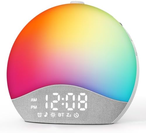EASYERA Sunrise Alarm Clock Sound Machine, 26 Soothing Sounds by EASYERA