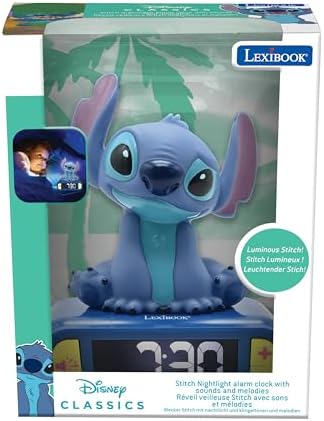 LEXiBOOK, Stitch Nightlight Alarm Clock, RL800D - Image 3
