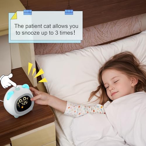 ANALOI Alarm Clock for Kids, Ok to Wake Clock for Girls, Sleep Training - Image 3