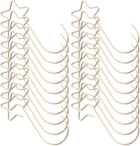 100pcs Premium Metal Christmas Ornament Hooks for Holidays by HAPINARY