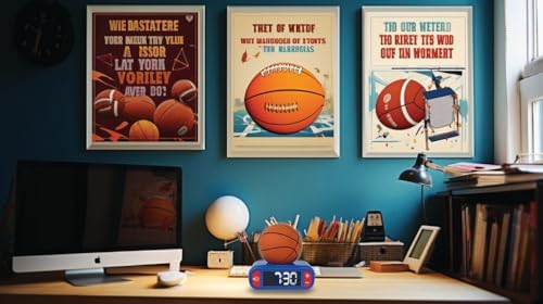 LEXiBOOK, Basketball Nightlight Alarm Clock, RL800BA - Image 5