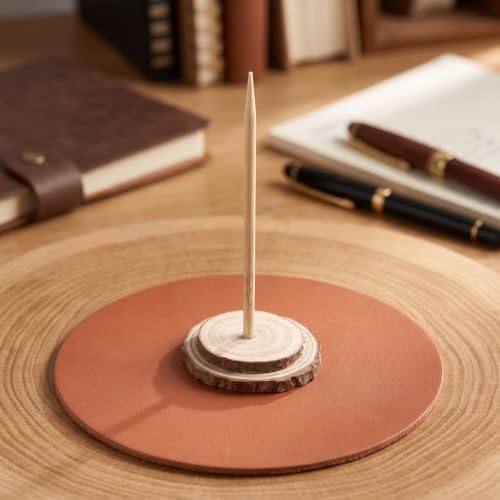 Wakauto 4pcs Mini Tabletop Christmas Tree Stand, Wood Craft Tree Holder - Image 4