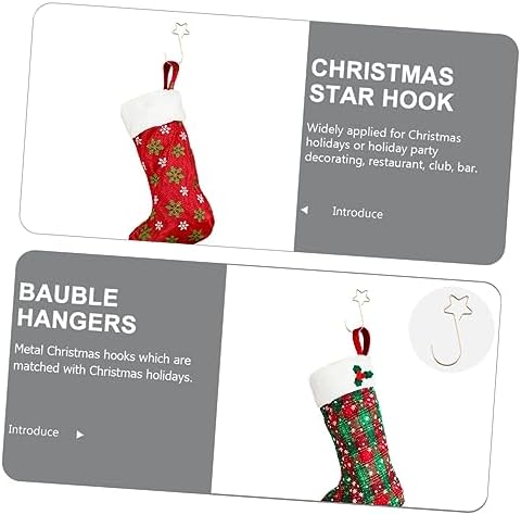 100pcs Christmas Ornament Hanger Hooks Bauble Hanging Hooks for Tree Decorations Easy to Install for Holiday and - Image 3