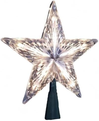 Kurt Adler Star Treetop 10-Light Set, 7-Inch, Clear - Image 3