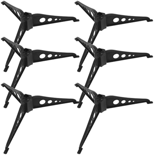 Milisten 6pcs Plastic Xmas Tree Bases Xmas Tree Holders for Christmas Decoration Fixing Tools Lightweight Dark Green Fixators by Milisten