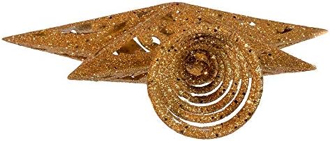 Kurt Adler H9100 8-Inch Gold Glittered 5 Point Star Treetop - Image 7