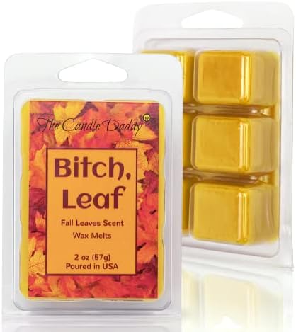 The Candle Daddy Fiercely Fall 5 Pack - 5 Amazing Autumn Wax Melts - 30 Total Cubes - 10 Total Ounces - Funny Fun Fall Aromas