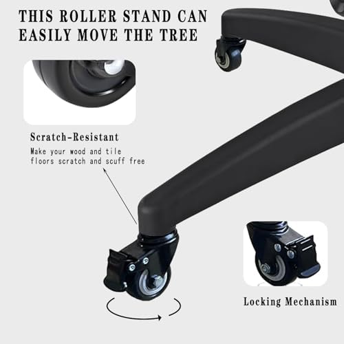Rolling Christmas Tree Stand,Suitable for Artificial Christmas Tree - Image 3