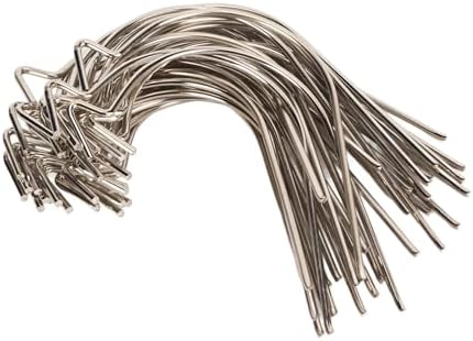 50Pcs Stainless Steel Christmas Ornament Hooks by Unknown