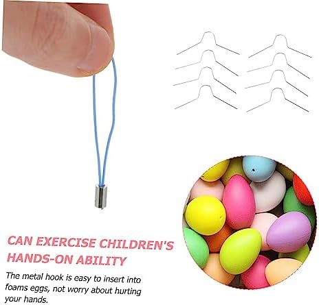 100pcs Hanging Chain Pendant with Hooks for Easter Eggs Lightweight Chain for Creative Crafts and Decorations for Easter Celebrations and Activities - Image 2