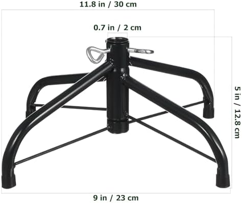 Folding Christmas Tree Stand for Artificial Trees, 12 Inch Replacement Artificial Christmas Tree Base Xmas Tree Folding Stand, Fits 0.7 inch Pole - Image 2