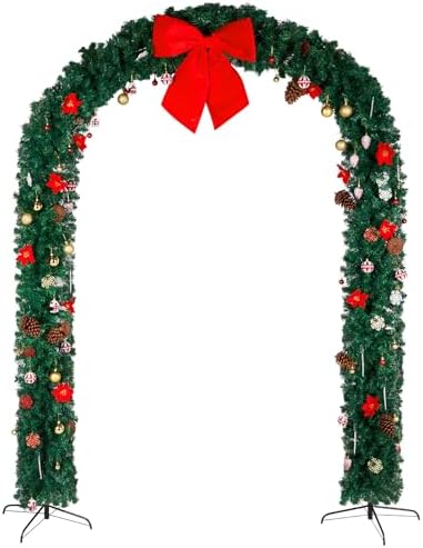 Outvita 9 ft Christmas Archway, Artificial Tree Stand with Arch Top by Outvita