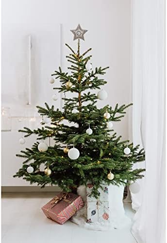 Kurt Adler Star Treetop with Ivory Pearls and Platinum Glass Glitter, 13.5-Inch - Image 4