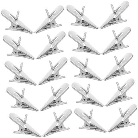 VOSAREA 100pcs Flower Clips Clips for Holiday Decorations Wreaths and Ornaments Easy to Use for Poinsettia Tree and Garland Decor by Vosarea