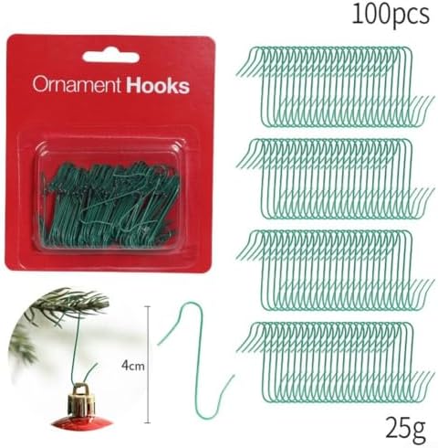 100 Pack Christmas Tree Ornament Hooks - Image 3
