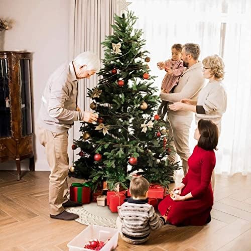 NIBESSER White Knit Tree Skirt 48" - Ivory Knitted Christmas Tree Skirt Mat for Home Party Holiday Ornaments Christmas Decorations - Image 3