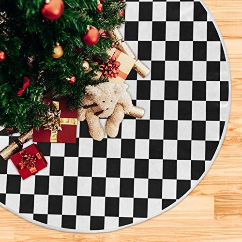 ATTX Racecar Christmas Tree Skirt Home Decoration Large Round Tree Skirt 47.2 Inches - Image 5