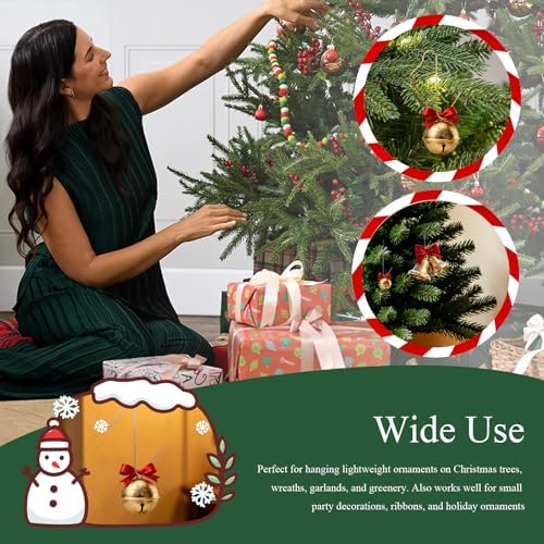 100 Pcs Metal Christmas Ornament Hooks for Christmas Tree Decoration,Sliver - Image 3