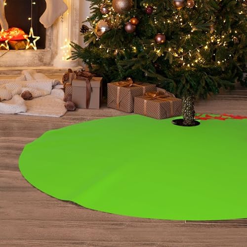Christmas Tree Skirt Decorations - Xmas Tree Ornaments -48 Inch Merry Christmas Soft Tree Mat Xmas Theme Winter Party Indoor Outdoor Christmas Holiday Decorations by Unknown