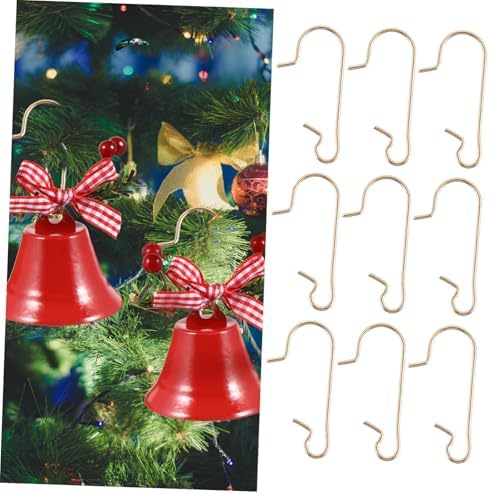 100Pcs Metal Miniature S Hooks for Christmas Tree Decorations Flexible Colorful Xmas Hangers for Home Cafe Bar Party Ornament Display Invisible Hanging - Image 3