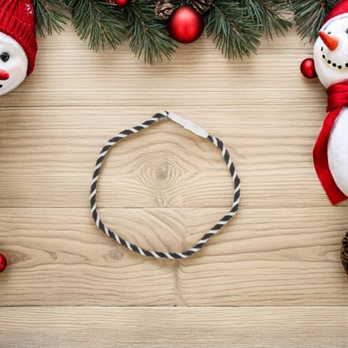 500pcs Xmas Ornament Snap Hangers Cotton Thread Plastic Fasteners - Image 6