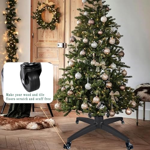 Rolling Christmas Tree Stand,Suitable for Artificial Christmas Tree - Image 7