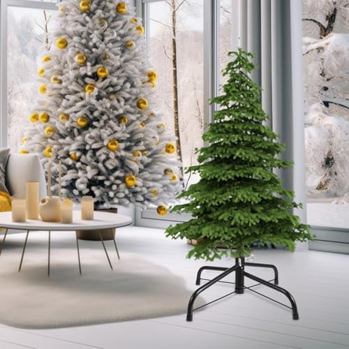 STOBAZA Metal Christmas Tree Stand for 4 Ft Artificial Trees, 13.7inch Xmas Replacement Tree Stand Base, Christmas Tree Folding Stand, Black - Image 4