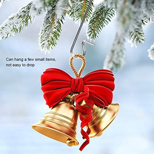 Aramox Christmas Tree Hook Metal S Shape Ornament Hooks 100pcs 1.2 X - Image 3