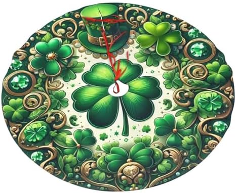 St. Patrick's Day Tree Skirt Christmas Tree Ornaments Tree Skirt for Christmas Decoration 36" - Image 7