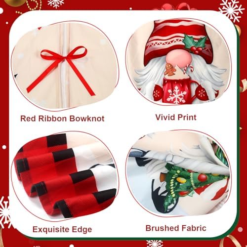 Christmas Tree Skirt - 48 Inches Large Christmas Tree Skirts Cover - Image 4