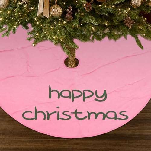 48" Christmas Tree Skirt, Cake Style Xmas Wizard Party Decor by Motionchic
