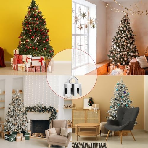 150 Pcs Round Christmas Ornament Caps - Removable Plastic Hangers - Silver, 0.5 Inch - Image 7
