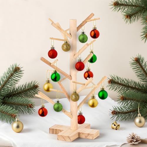 12 Inch Easter Decorations Easter Egg Display Tree Tabletop Decor Vintage Farmhouse Ornament Stand Holder Artificial Rustic Tree for Home Party Wedding Holiday Spring Summer Retro Centerpiece Decor by Unknown