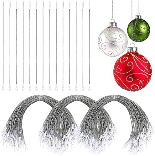 Nuanchu 300 Pcs Christmas Ornament Hangers, Silver by Nuanchu
