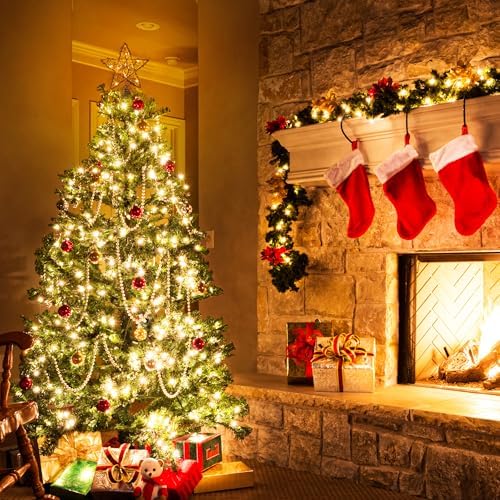 ODEETRONIC 10" Rustic Christmas Star Tree Topper, Rattan Natural Hollow - Image 2