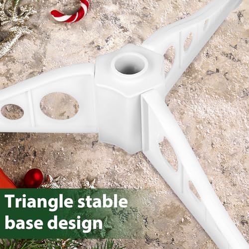 Plastic Christmas Tree Holder with Three Feet Triangle Structure for Poles - Image 6