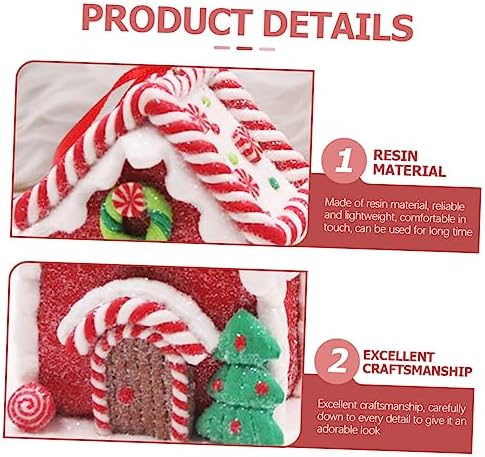 Levemolo 2pcs Ornaments for Christmas Tree Hanging Decorations for Holiday Home Decor Festive Tree Accents Family and Friends - Image 2