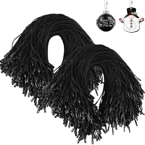 JUNEBRUSHS 600PCS Black Halloween Ornament Hooks Ornament Hangers with Snap by JUNEBRUSHS