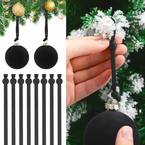 Daifunli 24 Pcs Christmas Adjustable Decoration Hooks, Black by Huiinen
