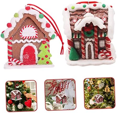 Levemolo 2pcs Ornaments for Christmas Tree Hanging Decorations for Holiday Home Decor Festive Tree Accents Family and Friends - Image 7