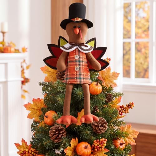 Soulchen 21 in Fall Turkey Tree Topper, Thanksgiving Christmas Tree Topper by Soulchen
