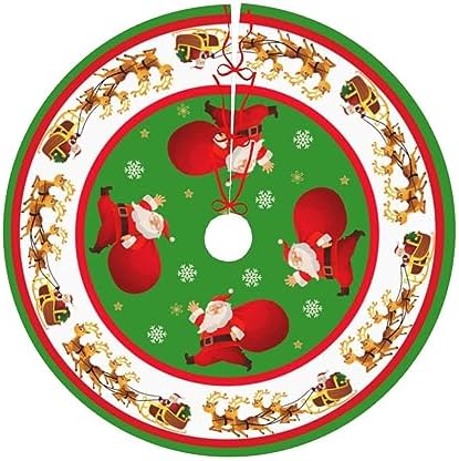 Christmas Tree Skirt Christmas Tree Ornaments Tree Skirt for Christmas Decoration 36" - Image 5