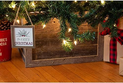 BARNWOODUSA Christmas Tree Collar or Box Made of Reclaimed Wood Rustic Skir - Image 6